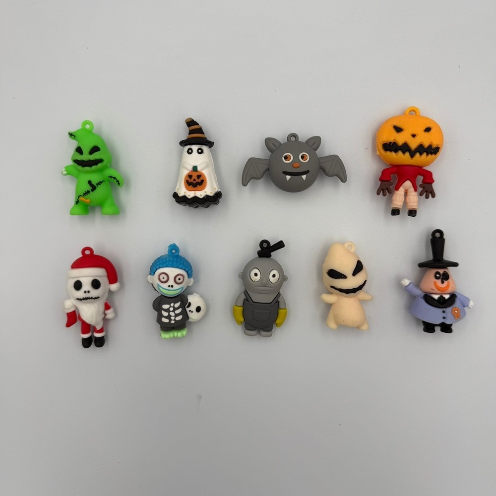 Nightmare Before Christmas Mini‎ Advent Calendar Figures Charms Set of 9